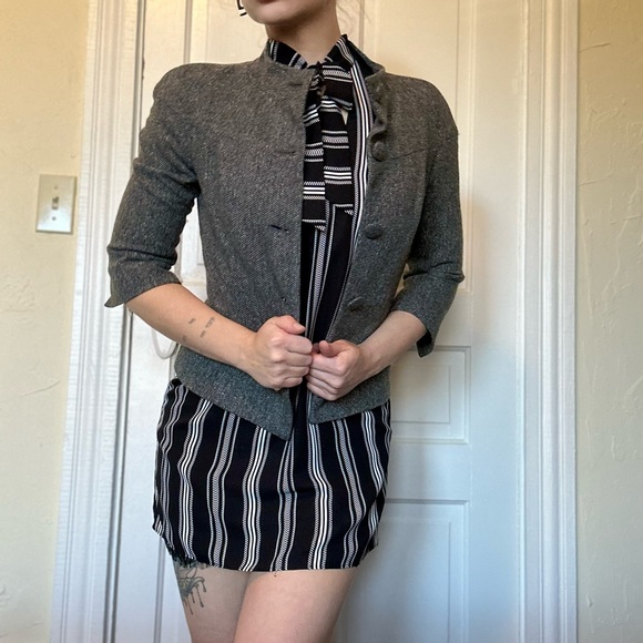 NWOT Candie’s Black & White Halter Mini Dress XS *Discontinued Style* - Picture 7 of 12